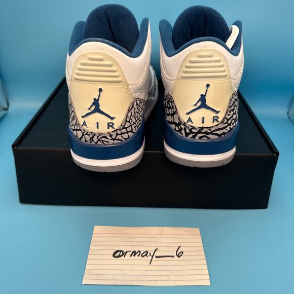 Air Jordan Retro 3 "True Blue" 2009 m8.5 w10 - Picture 7 of 16
